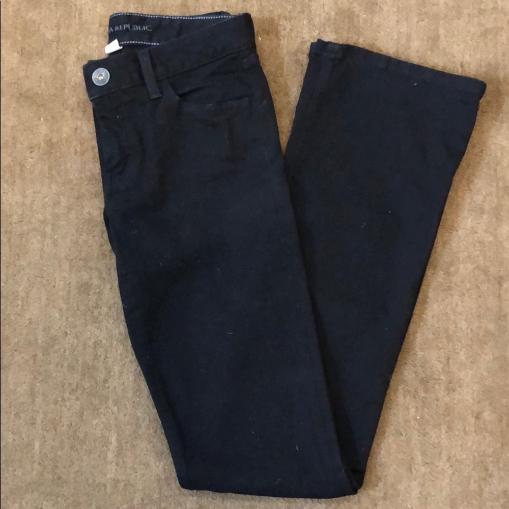 Black Banana republic flare leg jeans size 24
